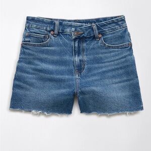 American Eagle Stretch Curvy Crossover Denim Shorts